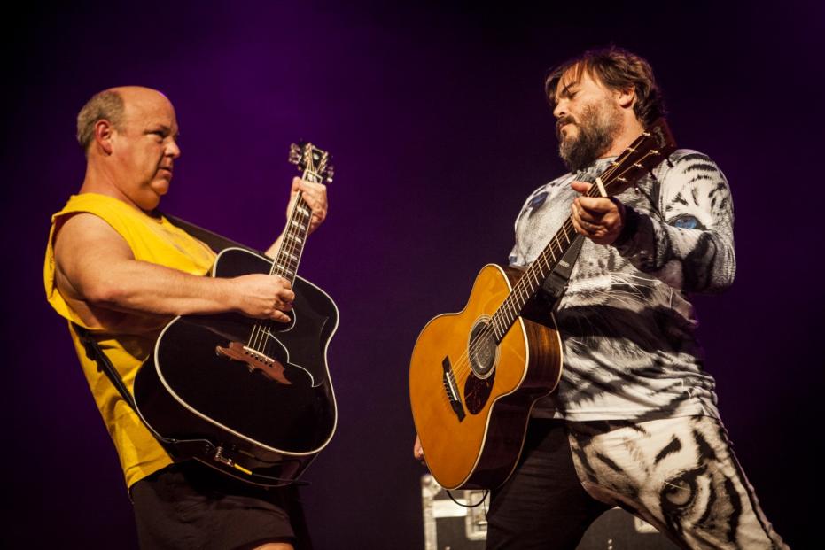 American comedy rock duo Tenacious D performs live in Milan