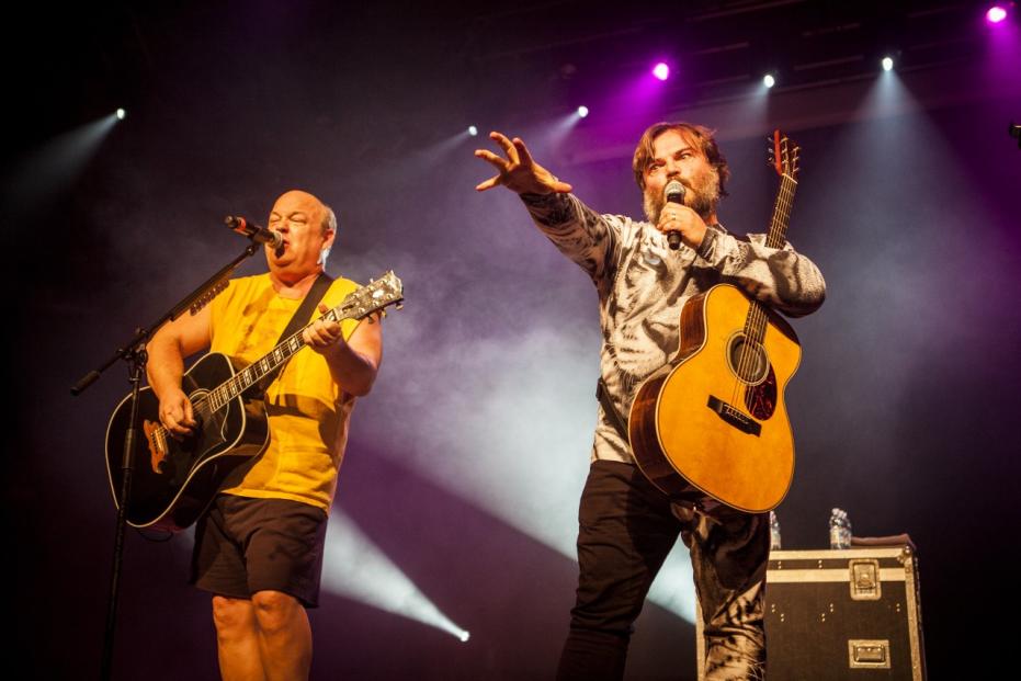American comedy rock duo Tenacious D performs live in Milan