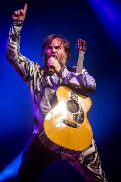 American comedy rock duo Tenacious D performs live in Milan