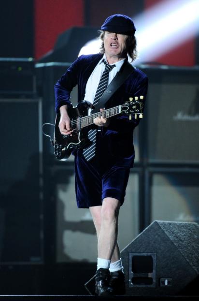 On stage at the 57th Annual Grammy Awards
