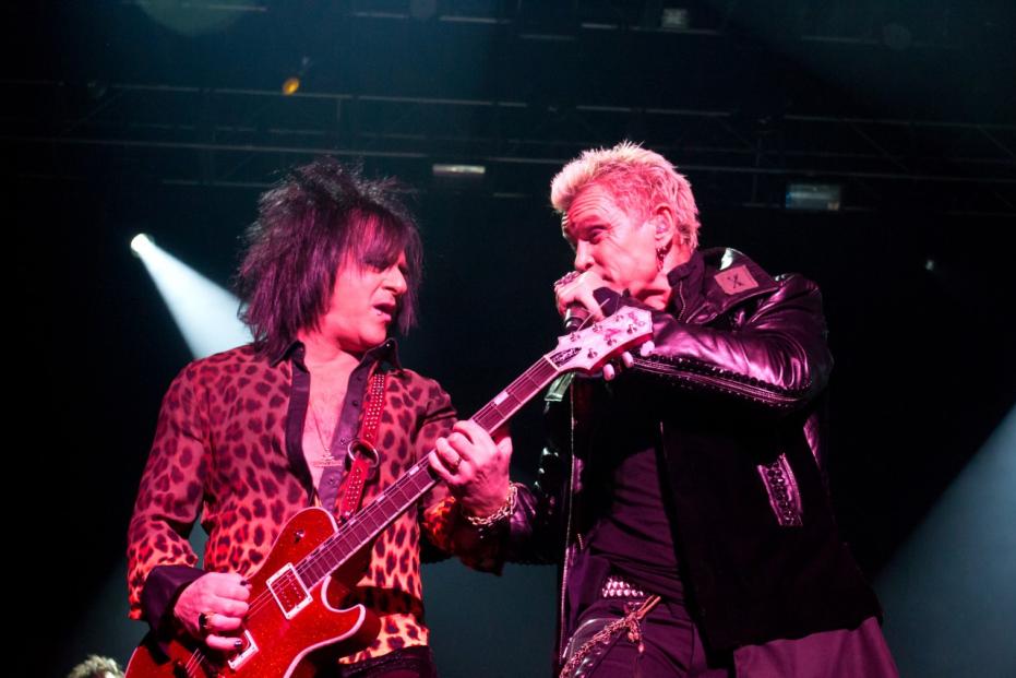 Billy Idol in concert at The Fox Theater