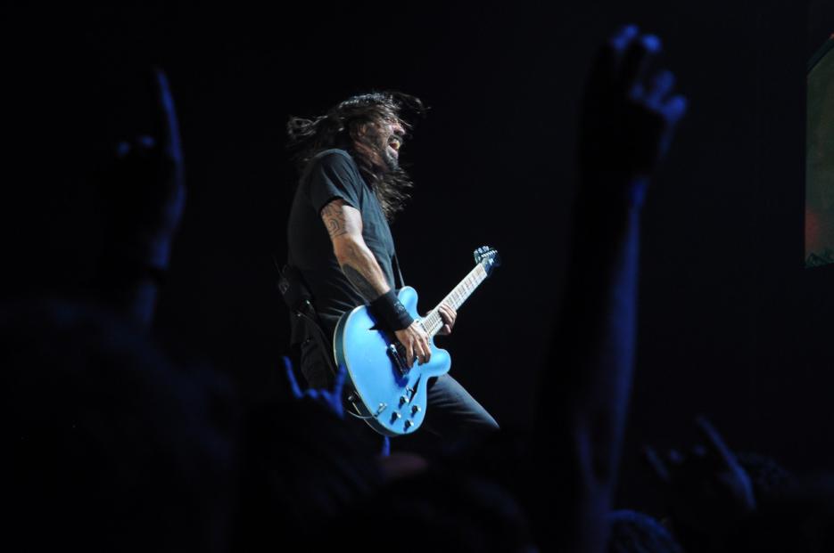 Foo Fighters perform live in Concert