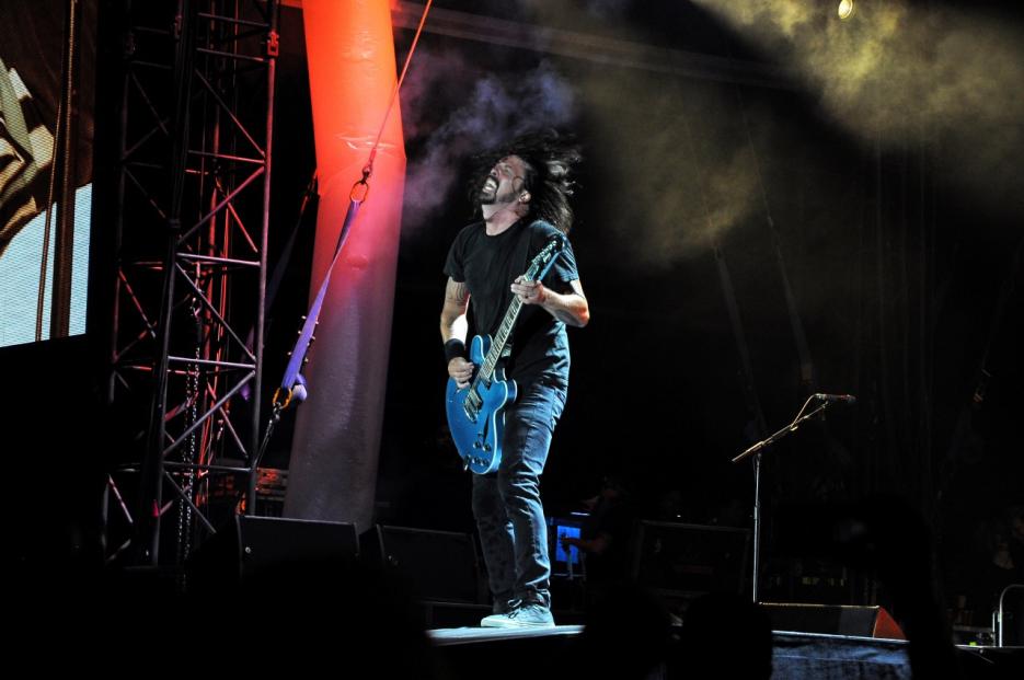 Foo Fighters perform live in Concert