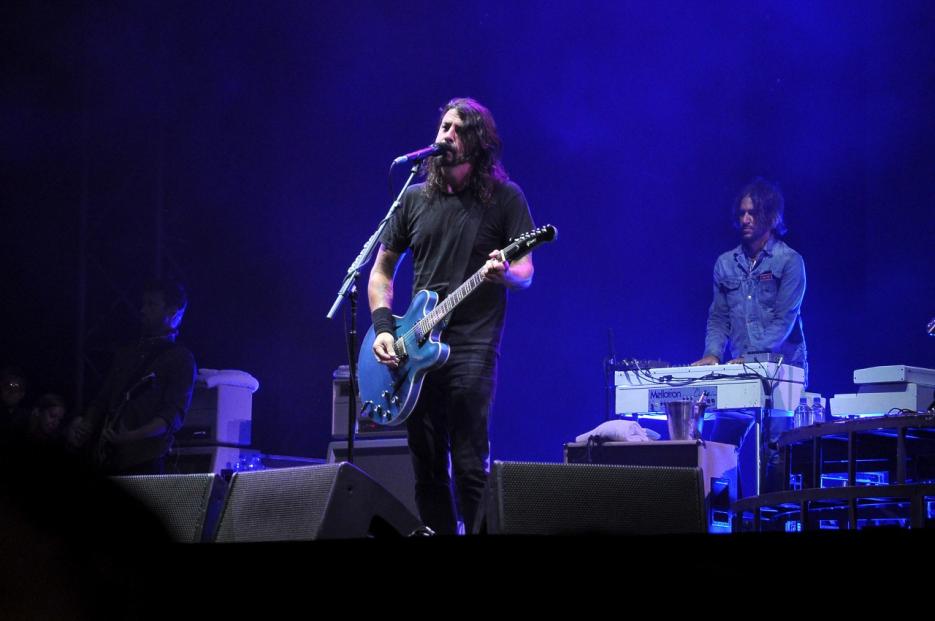 Foo Fighters perform live in Concert