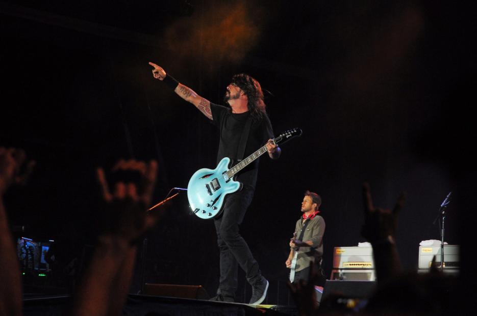 Foo Fighters perform live in Concert