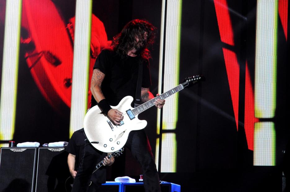 Foo Fighters perform live in Concert