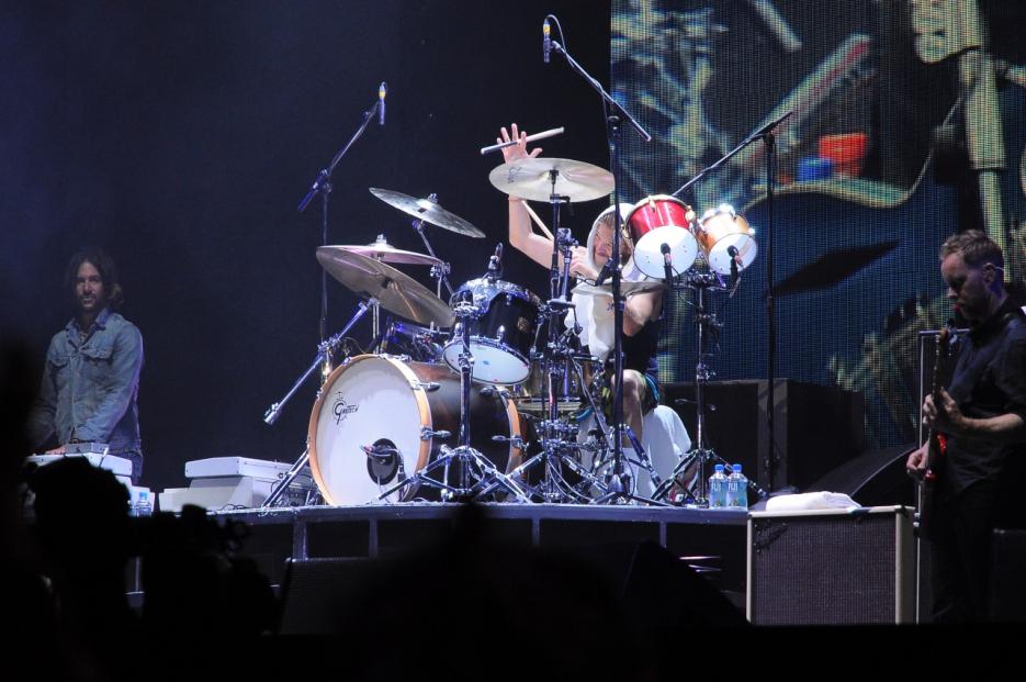 Foo Fighters perform live in Concert
