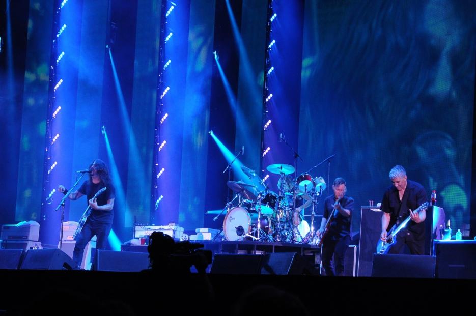 Foo Fighters perform live in Concert