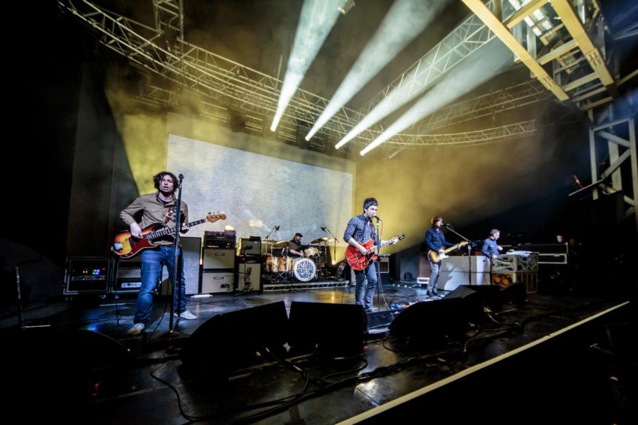 Rock band Noel Gallagher's High Flying Birds performs live in Milan