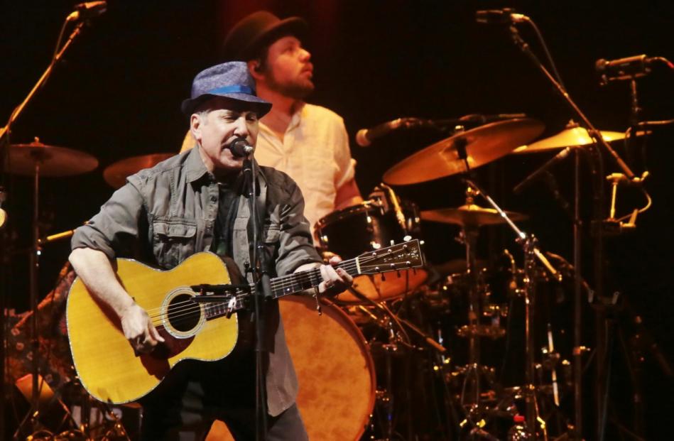 Paul Simon and String perform for a sold-out crowd in Milan, Italy