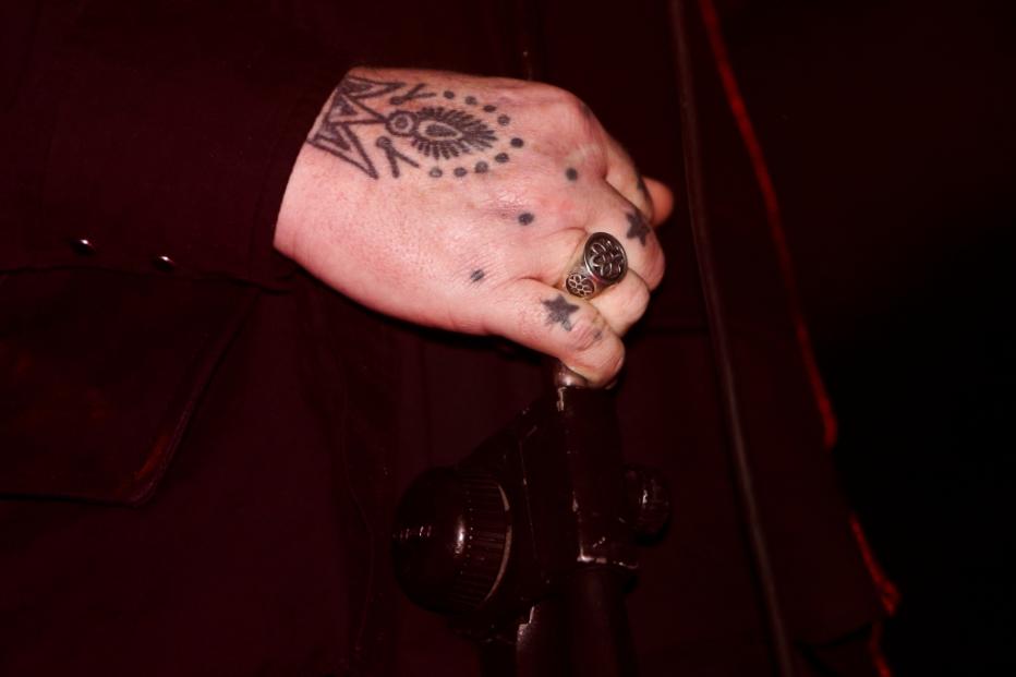 Mark Lanegan, former Screaming Trees lead singer performing live at ESTRAGON CLUB in Bologna on March 3rd, 2015