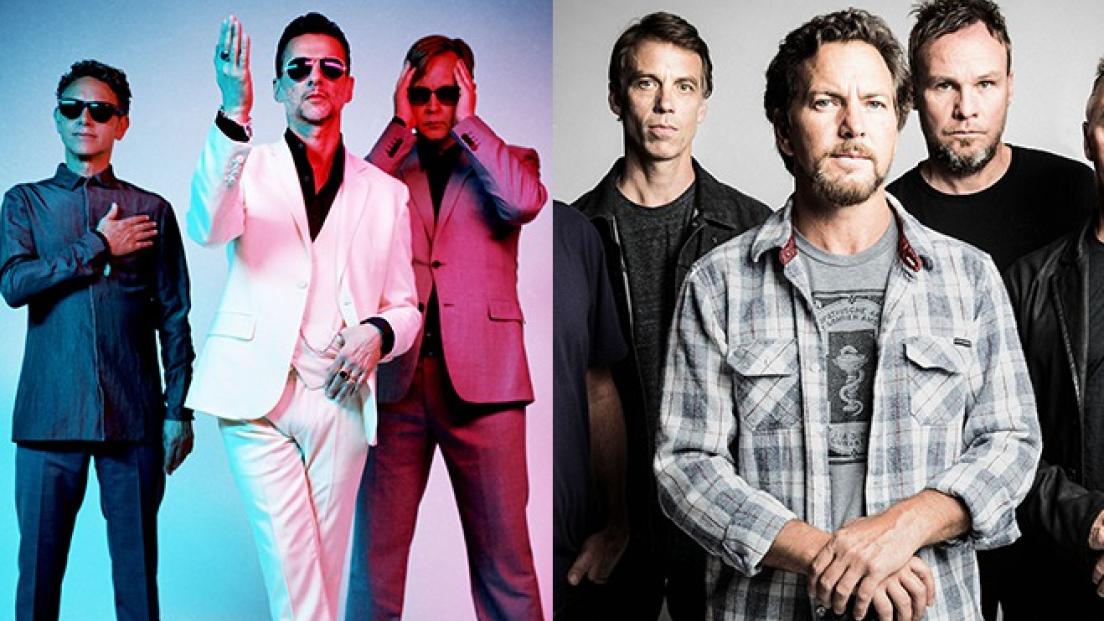 Depeche Mode e Pearl Jam in lizza per entrare nella Rock and Roll Hall of Fame 