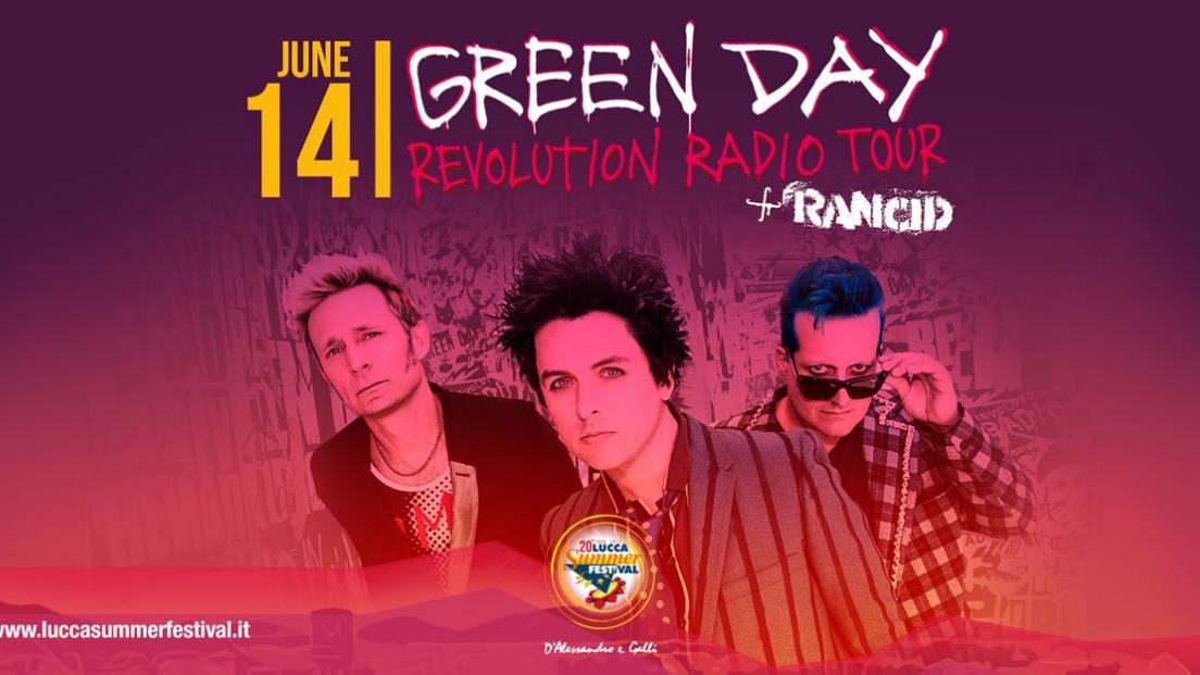 Green Day e Rancid: headliner al Lucca Summer Festival il 14 giugno! Tutte le INFO