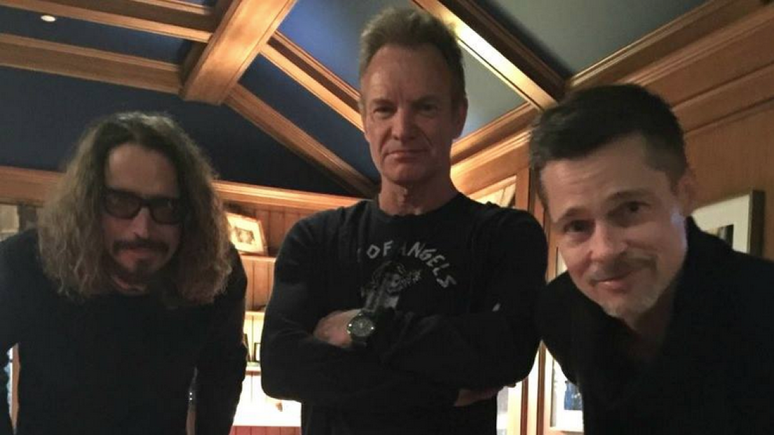 Sting, Chris Cornell e Brad Pitt insieme sul palco. Guarda le immagini!