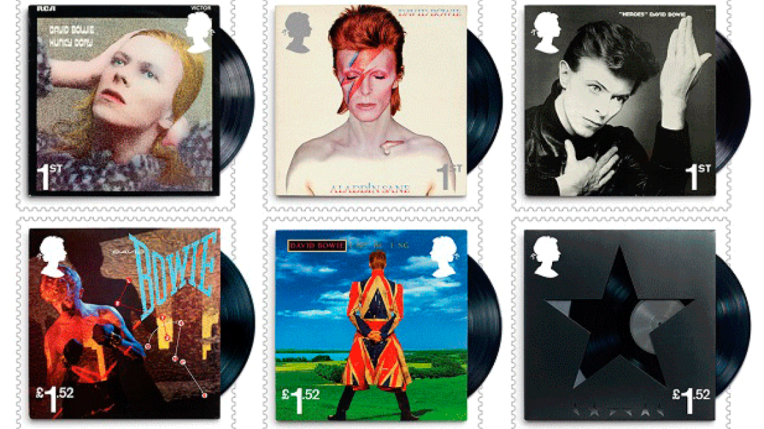 David Bowie: ecco i francobolli dedicati al Duca Bianco. Guardali tutti!