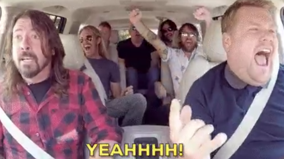 I Foo Fighters ospiti al Carpool Karaoke di James Corden