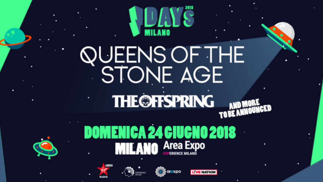 IDays 2018: Queens Of The Stone Age + The Offspring UFFICIALI il 24 giugno 2018! Tutte le info