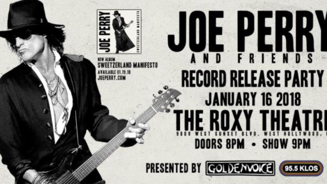 Joe Perry lancia il nuovo album chiamando sul palco Slash, Johnny Depp e molti altri