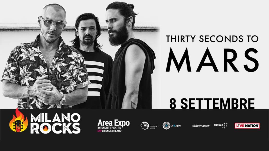 Thirty Seconds To Mars: UFFICIALI  a Milano Rocks l'8 settembre! Tutte le info e i biglietti
