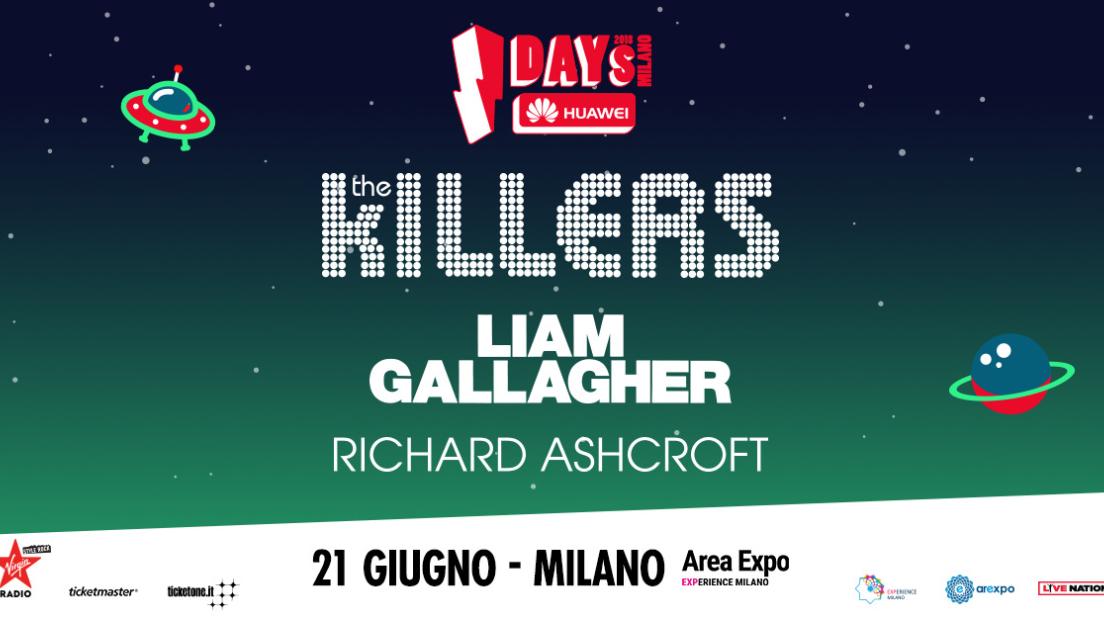 Richard Ashcroft: ufficiale ad IDays 2018 assieme a The Killers e Liam Gallagher il 21 giugno! Tutte le info e biglietti
