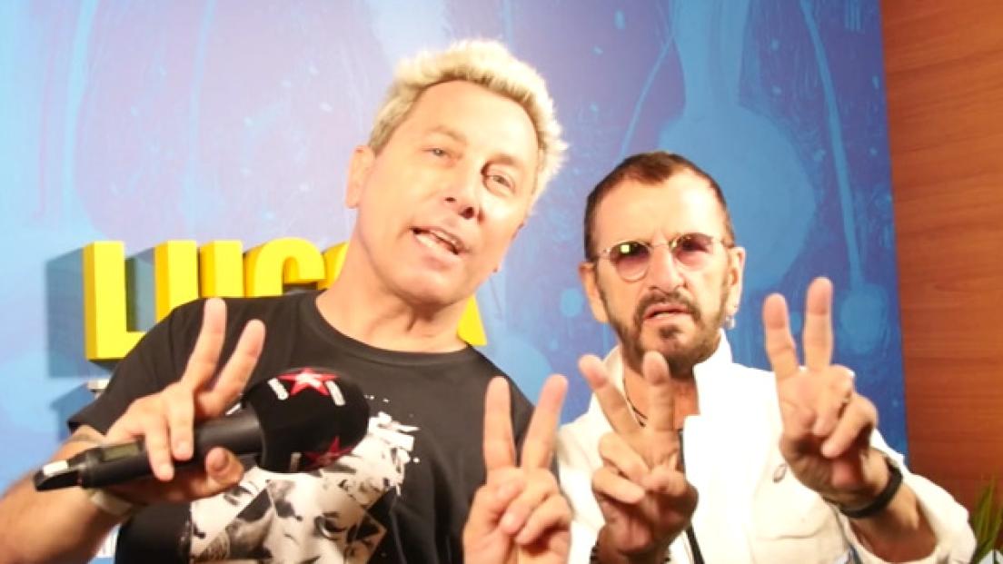 Ringo incontra Ringo Starr! Guarda il servizio