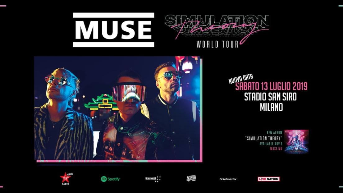 MUSE: annunciata NUOVA DATA a Milano! Stadio San Siro 13 luglio 2019. Tutte le info e biglietti