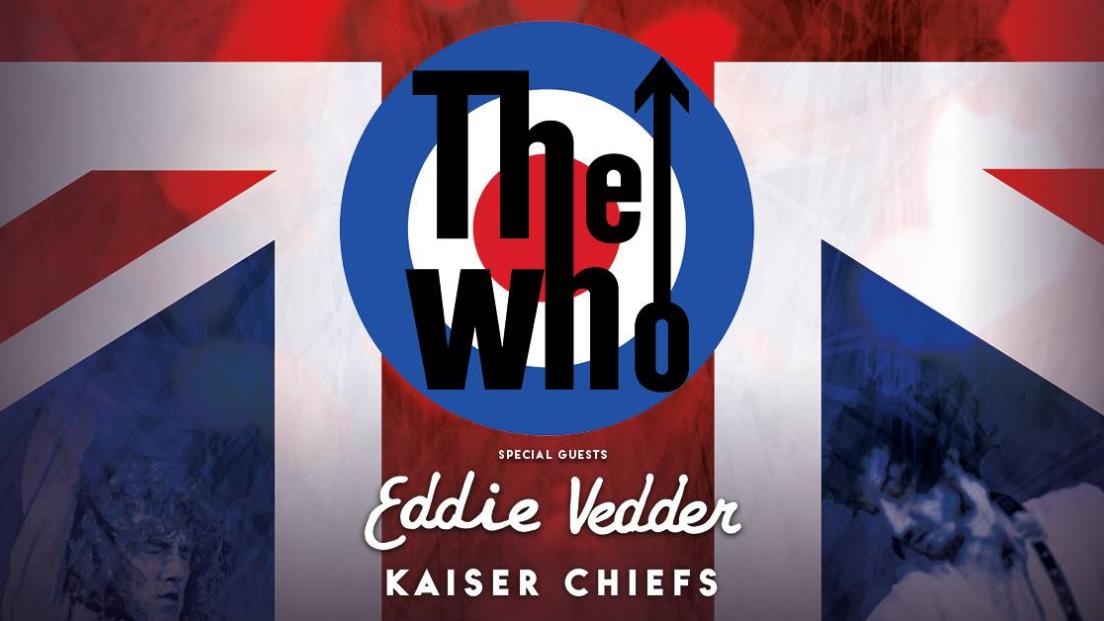 The Who: annunciato il concerto al Wembley Stadium con Eddie Vedder e Kaiser Chiefs il 6 luglio. Tutte le info