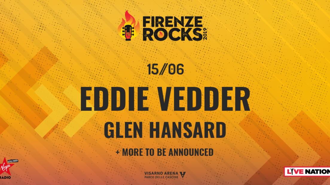 Firenze Rocks 2019: UFFICIALE Eddie Vedder è l'headliner del 15 giugno! Tutte le info e biglietti