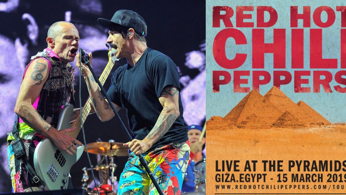 Red Hot Chili Peppers: il concerto alle Piramidi di Giza di questa sera verrà trasmesso in streaming in tutto il mondo