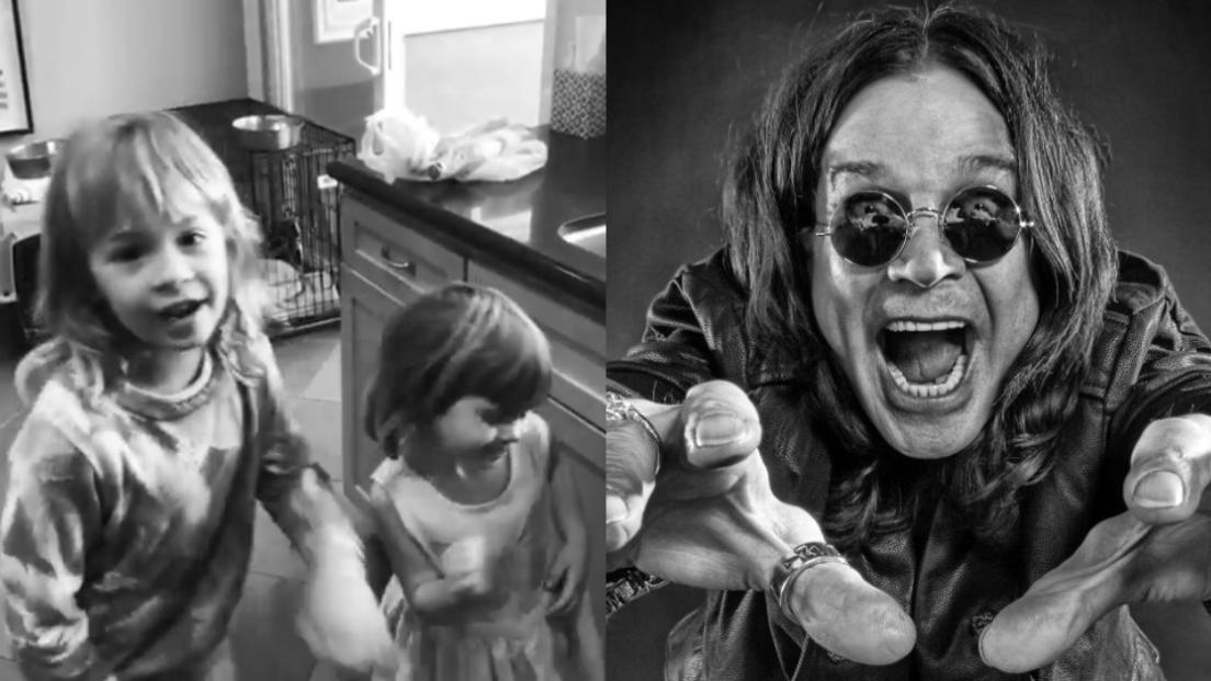 Ozzy Osbourne: le nipotine di 3 e 6 anni si scatenano cantando e ballando Crazy Train. Guarda il video!