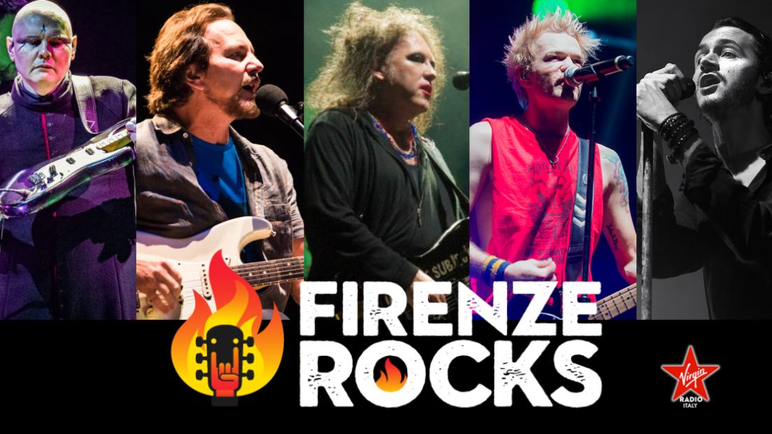 Speciale Firenze Rocks: questa sera dalle 21 Virgin Radio Rock Live a cura di Andrea Rock