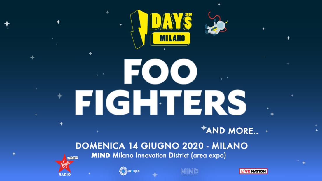 Foo FIghters: UFFICIALE ad IDays 2020 il 14 giugno a Milano. Tutte le info