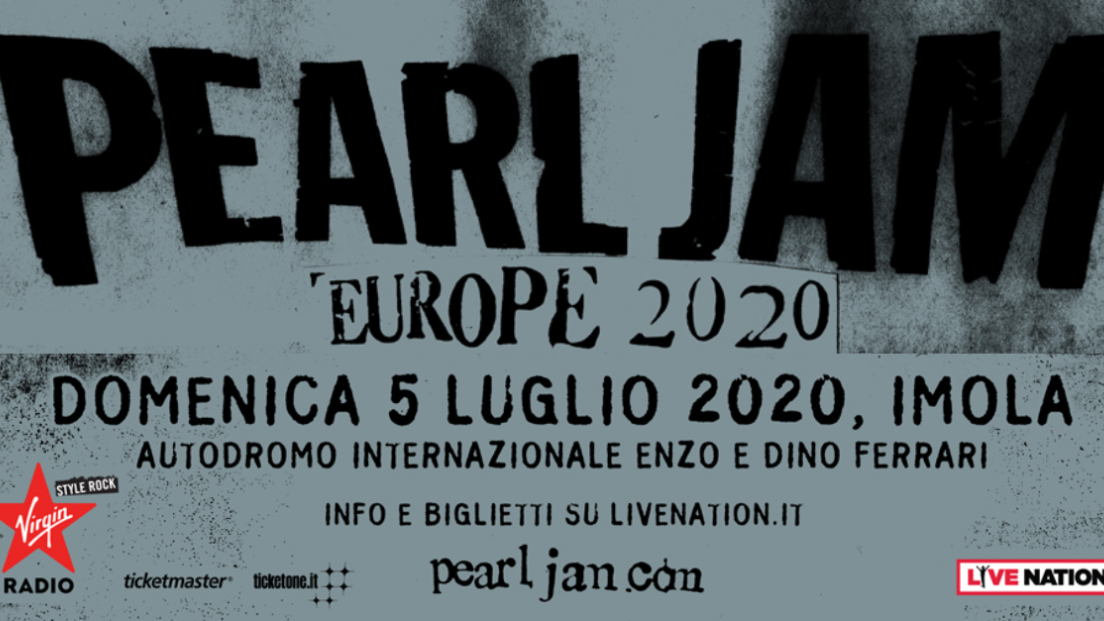 Pearl Jam: UFFICIALE in concerto in Italia a Imola il 5 luglio 2020. Tutte le info e biglietti