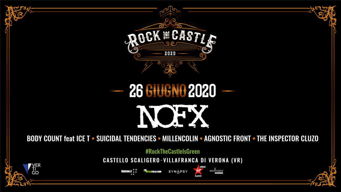 Rock The Castle 2020: annunciate due nuove date! NOFX headliner il 26 giugno. Tutte le info