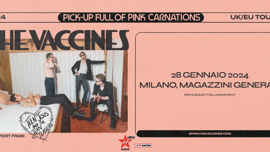 The Vaccines: ufficiale in concerto in Italia il 28 gennaio 2024. Tutte le info