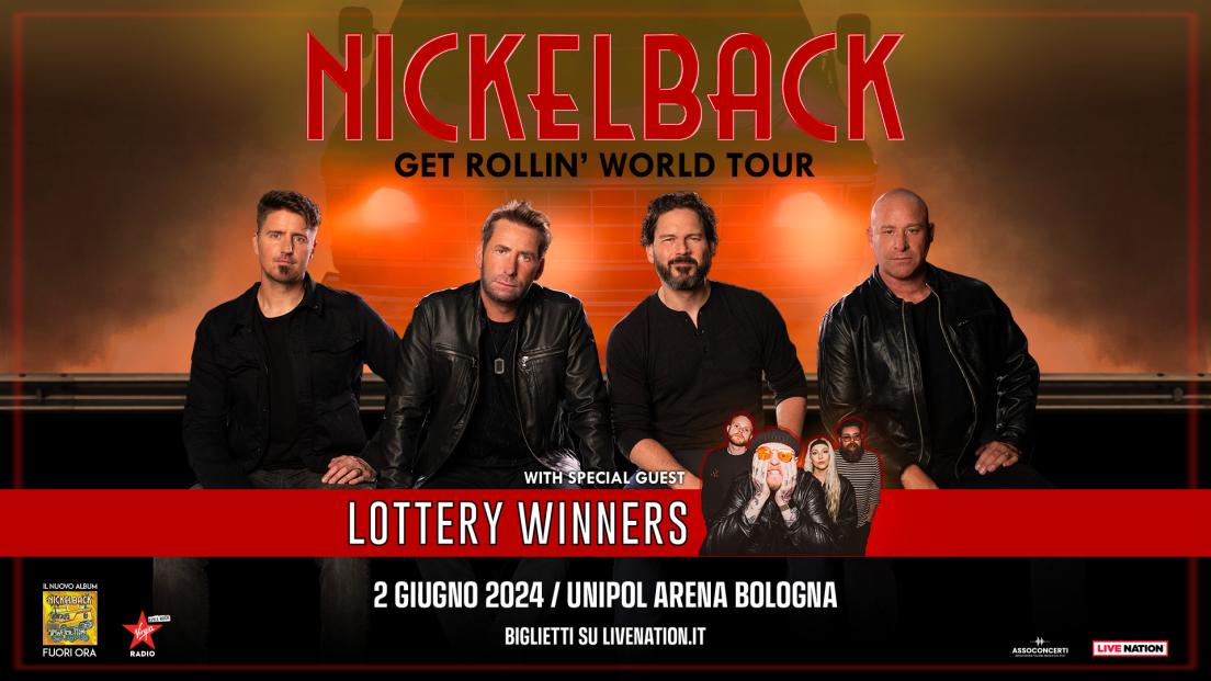 Nickelback: UFFICIALE in concerto a Bologna nel 2024. Tutte le info e biglietti