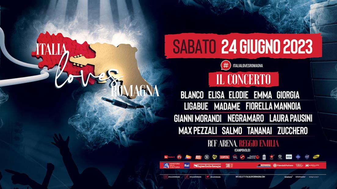 Italia Loves Romagna: il mondo della musica si mobilita per le popolazioni colpite dall'alluvione. Tutte le info
