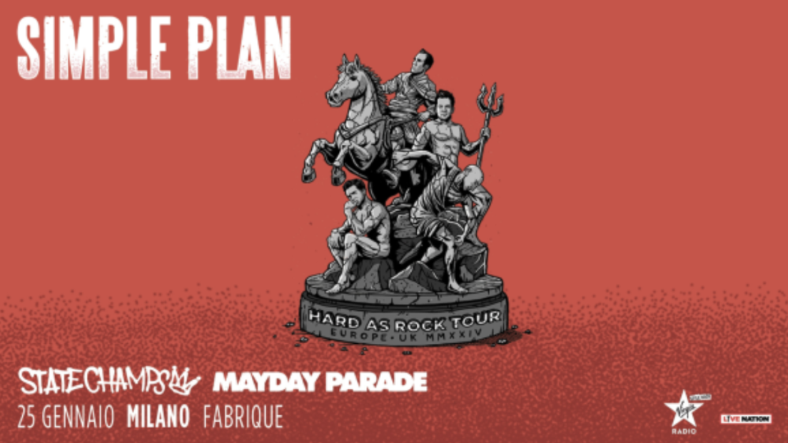Simple Plan in concerto a Milano: partecipa all'estrazione finale dei biglietti per la data del 25 gennaio 2024 al Fabrique
