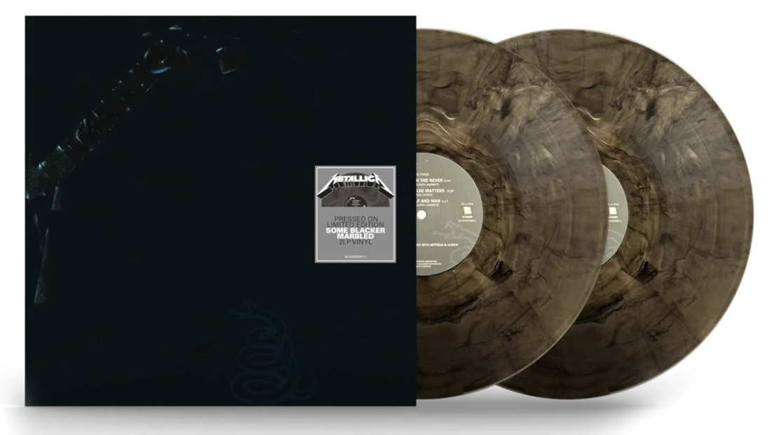 Metallica - Metallica (The Black Album): partecipa all'estrazione finale dell'album in formato Some Blacker Marbled 2 LP