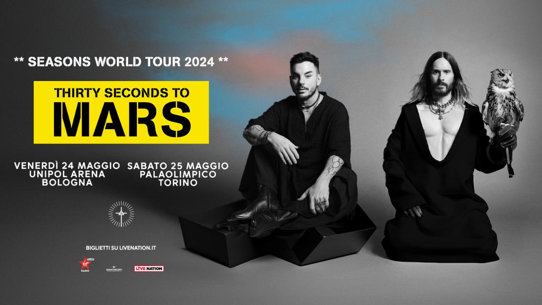 Thirty Seconds To Mars in concerto: partecipa all'estrazione finale dei biglietti per le date 