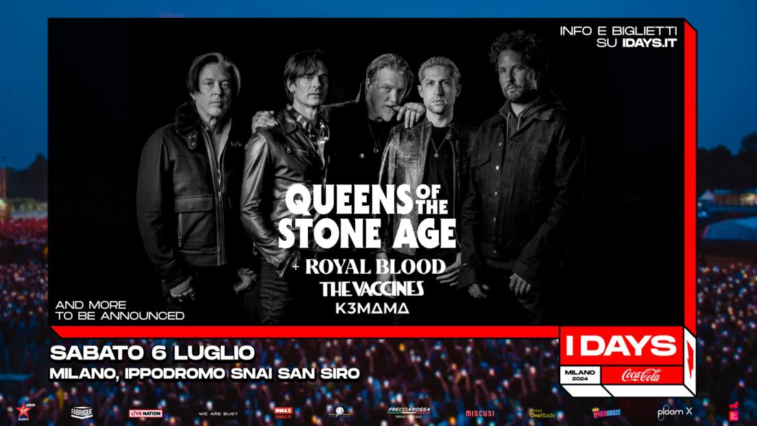I-Days Milano 2024: UFFICIALE i Vaccines in concerto il 6 luglio prima di Queens Of The Stone Age e Royal Blood