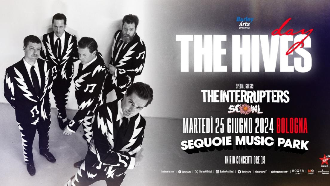 The Hives + The Interrupters in concerto a Bologna:  partecipa all'estrazione finale dei biglietti per la data del 25 giugno al Sequoie Music Park