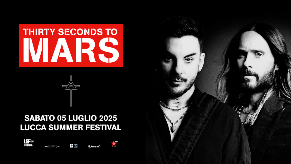 Thirty Seconds To Mars: UFFICIALE in concerto a Lucca Summer Festival nel 2025. Tutte le info e biglietti