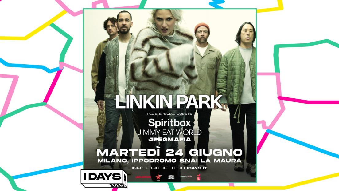 I-Days 24 giugno: annunciati i Jimmy Eat World come opener dei Linkin Park. Tutte le info