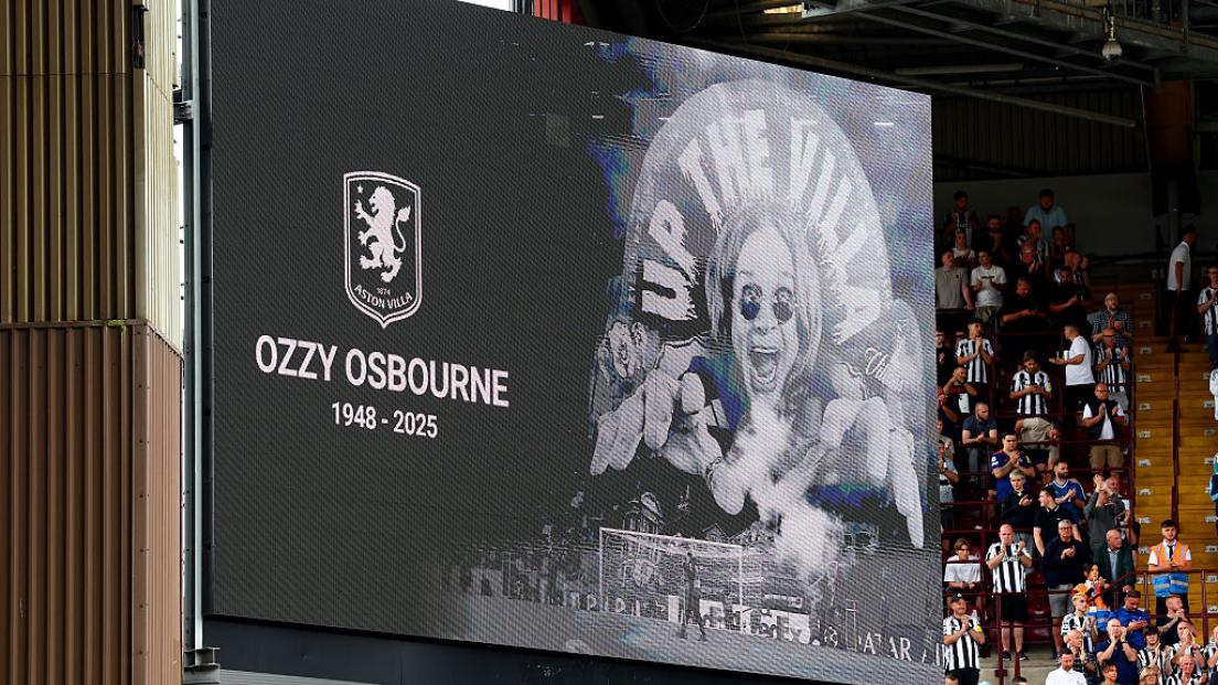 Ozzy Osbourne: guarda il tributo dell'Aston Villa in Premier League