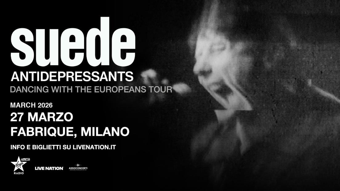 Suede: UFFICIALE in concerto a Milano il 27 marzo 2026. Tutte le info biglietti