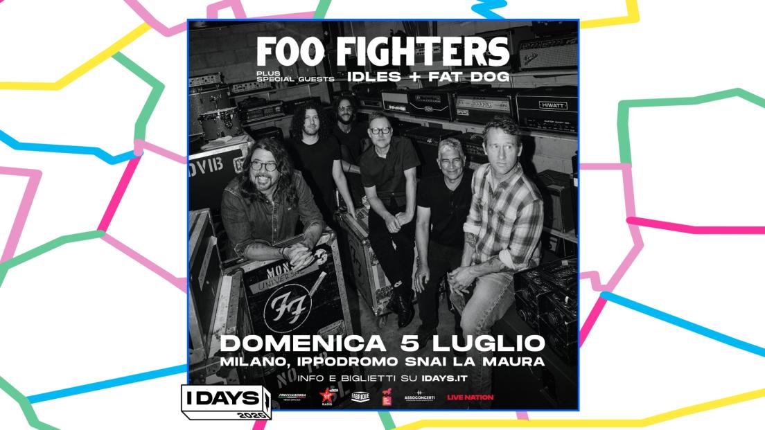 Foo Fighters: UFFICIALE in concerto a IDays Milano il 5 luglio 2026. Tutte le info e biglietti