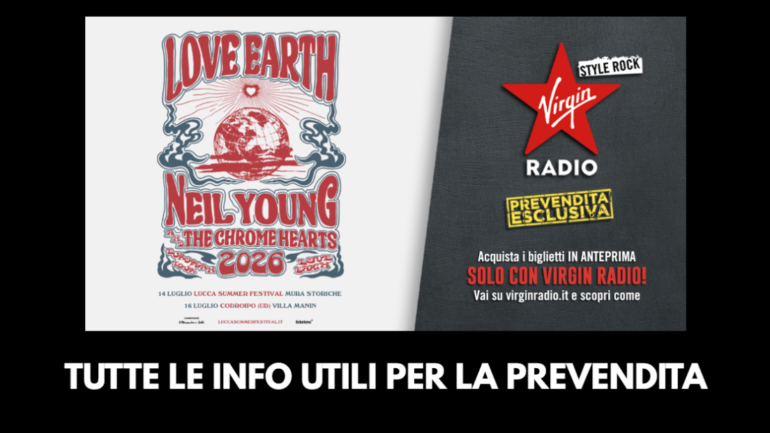Neil Young: scopri come acquistare i biglietti IN ANTEPRIMA per i concerti a Lucca e Codroipo