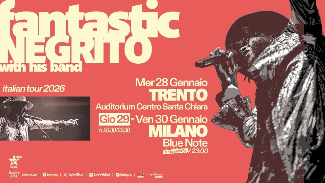 Fantastic Negrito: nuova data a Milano il 29 gennaio. Tutte le info