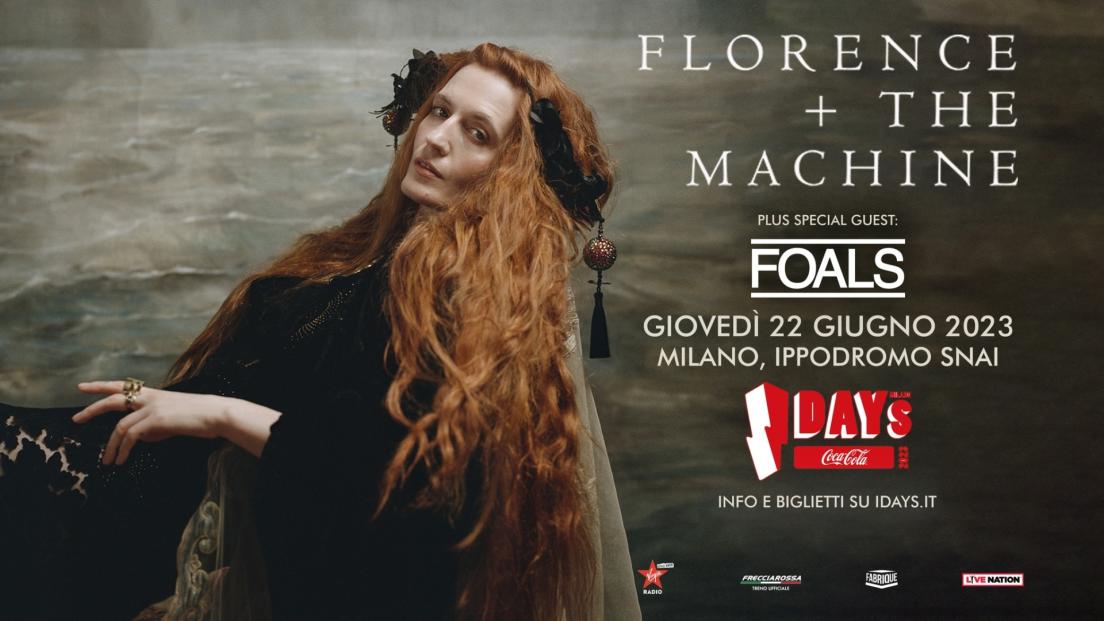 I-Days Coca Cola Festival - Florence & The Machine + Foals in concerto: partecipa all'estrazione finale dei biglietti per la data del 22 giugno a Milano - Ippodromo SNAI San Siro